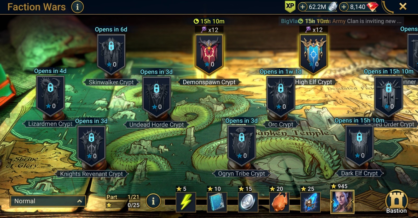 Raid Shadow Legends | Starter acc with Narses : 95k energy / 28 Legendary heroes