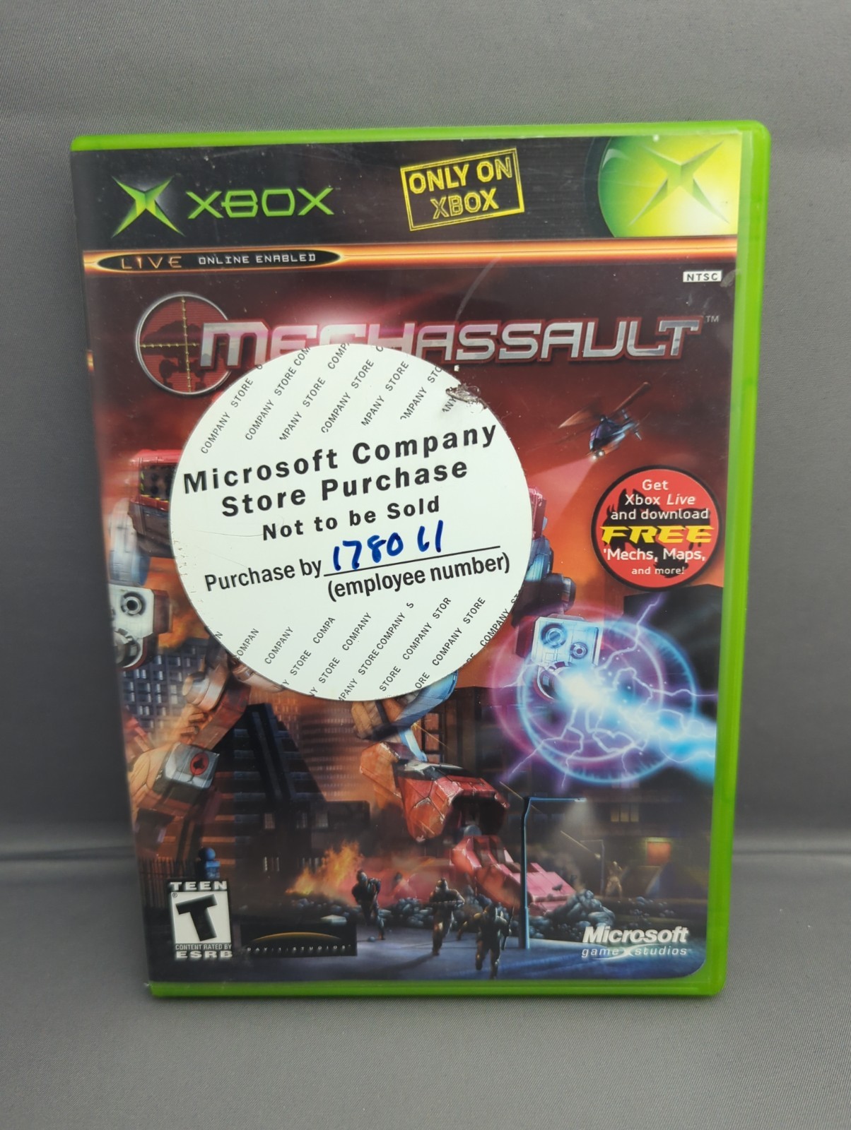 * MechAssault – Employee Copy (Microsoft Original Xbox, 2002) Complete CIB