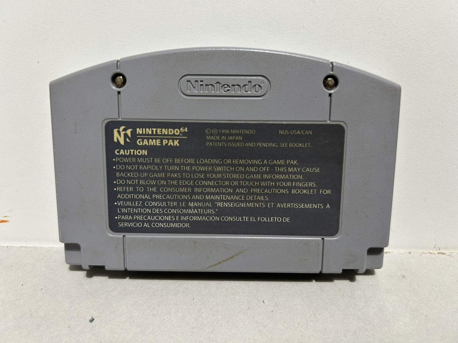 Super Mario 64 (N64 Nintendo 64, 1996) Authentic Cartridge Only