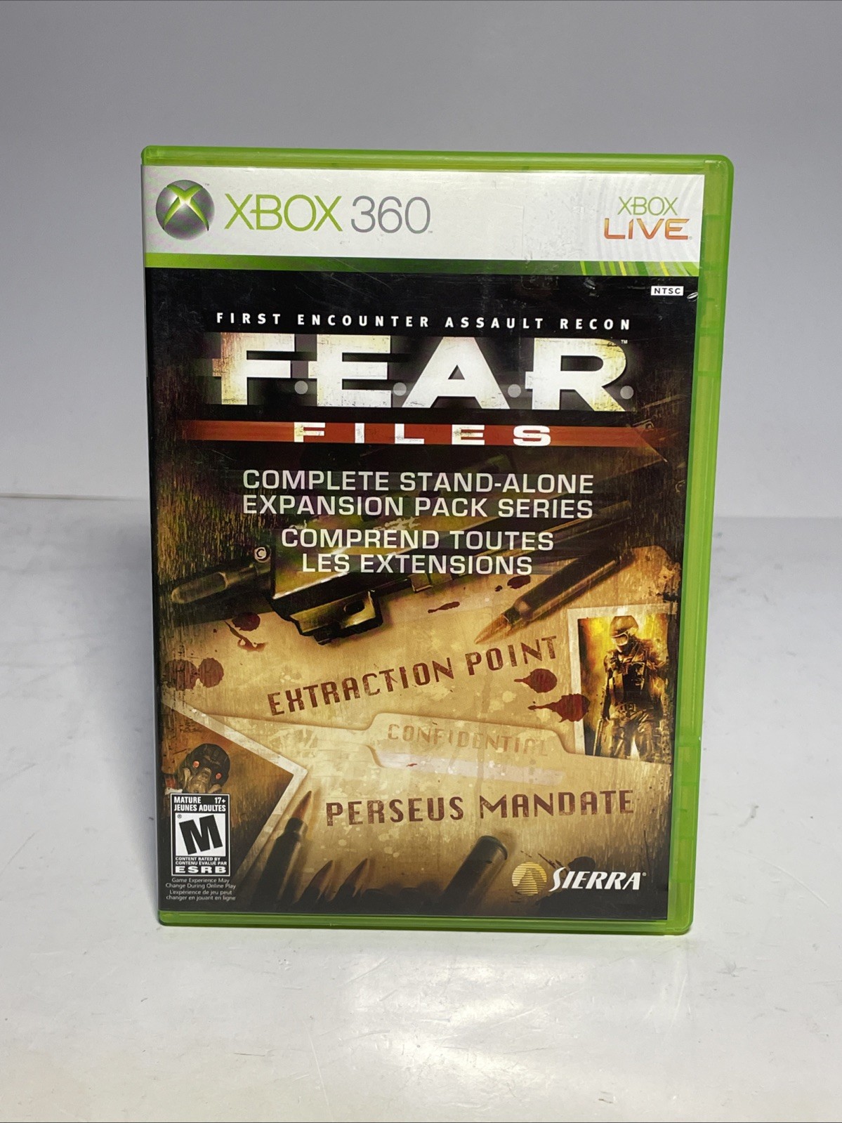 Fear Files (Microsoft Xbox 360) Complete CIB Tested Read