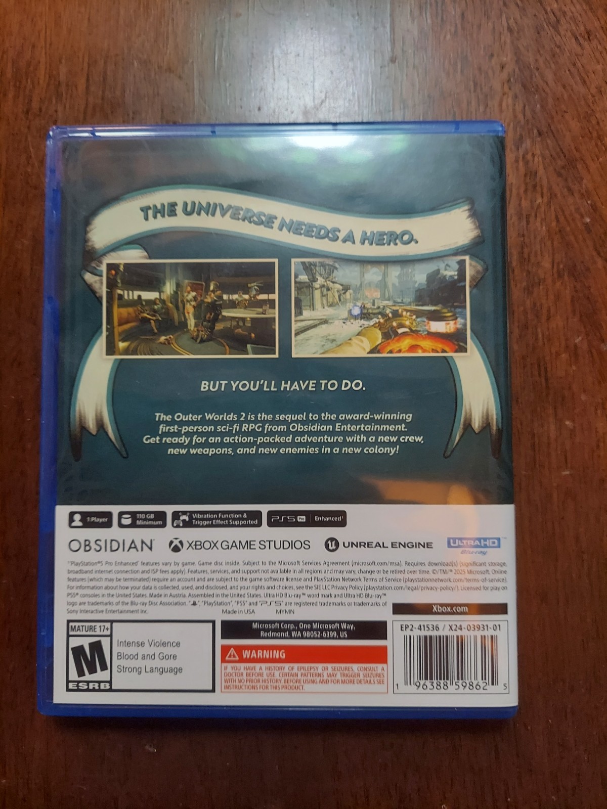 Outer Worlds 2 Standard Edition – PlayStation 5 CIB