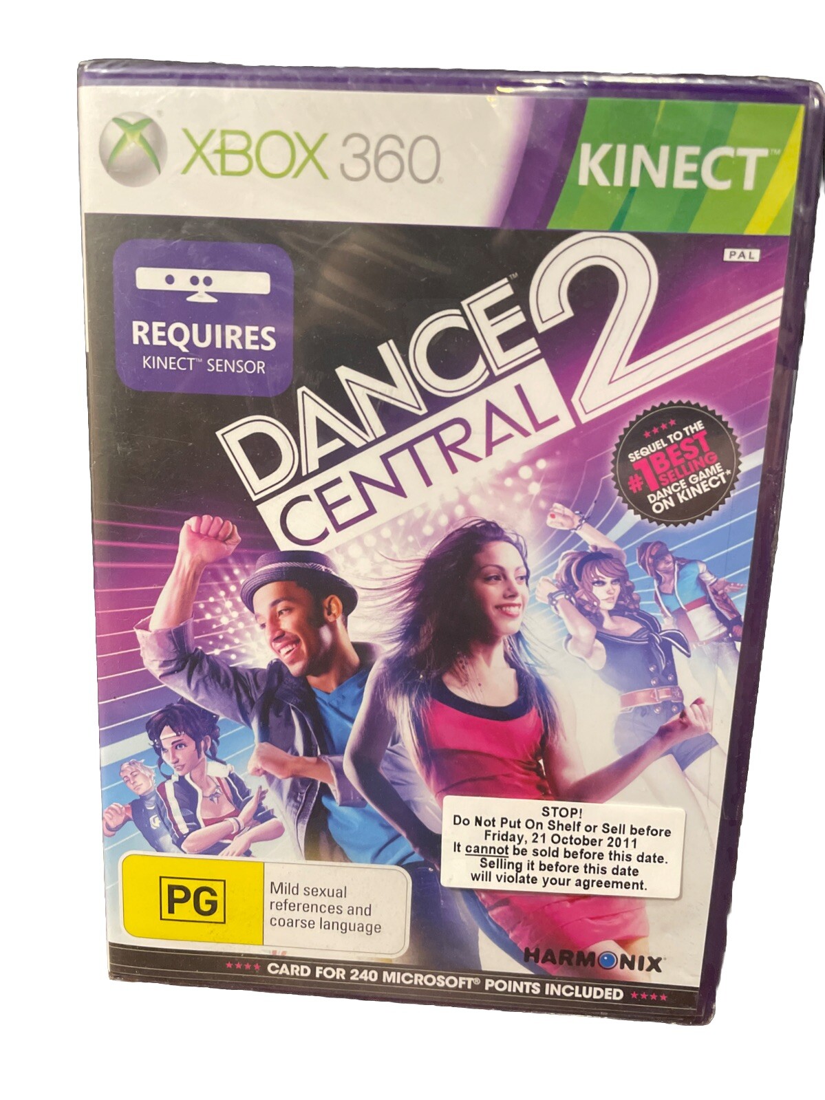 Dance Central 2 Microsoft Xbox 360 Game Brand New Sealed- PAL