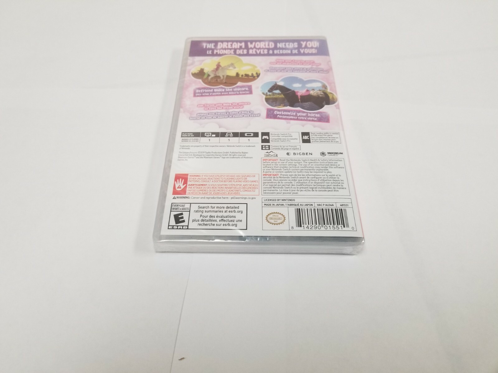 The Unicorn Princess – Nintendo Switch new