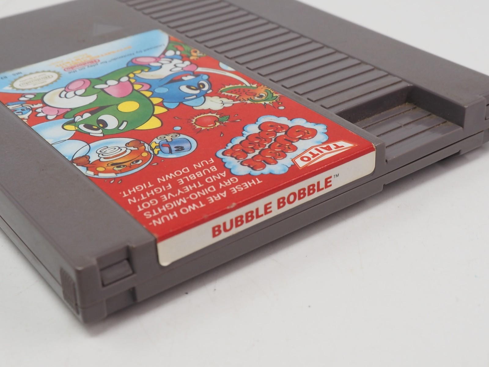 Bubble Bobble (Nintendo NES, 1988) CIB Complete W/ Inserts, Manual & Styrofoam