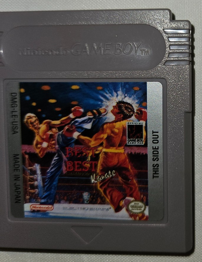 Best of the Best Championship Karate Cartridge Only Authentic Nintendo Game Boy