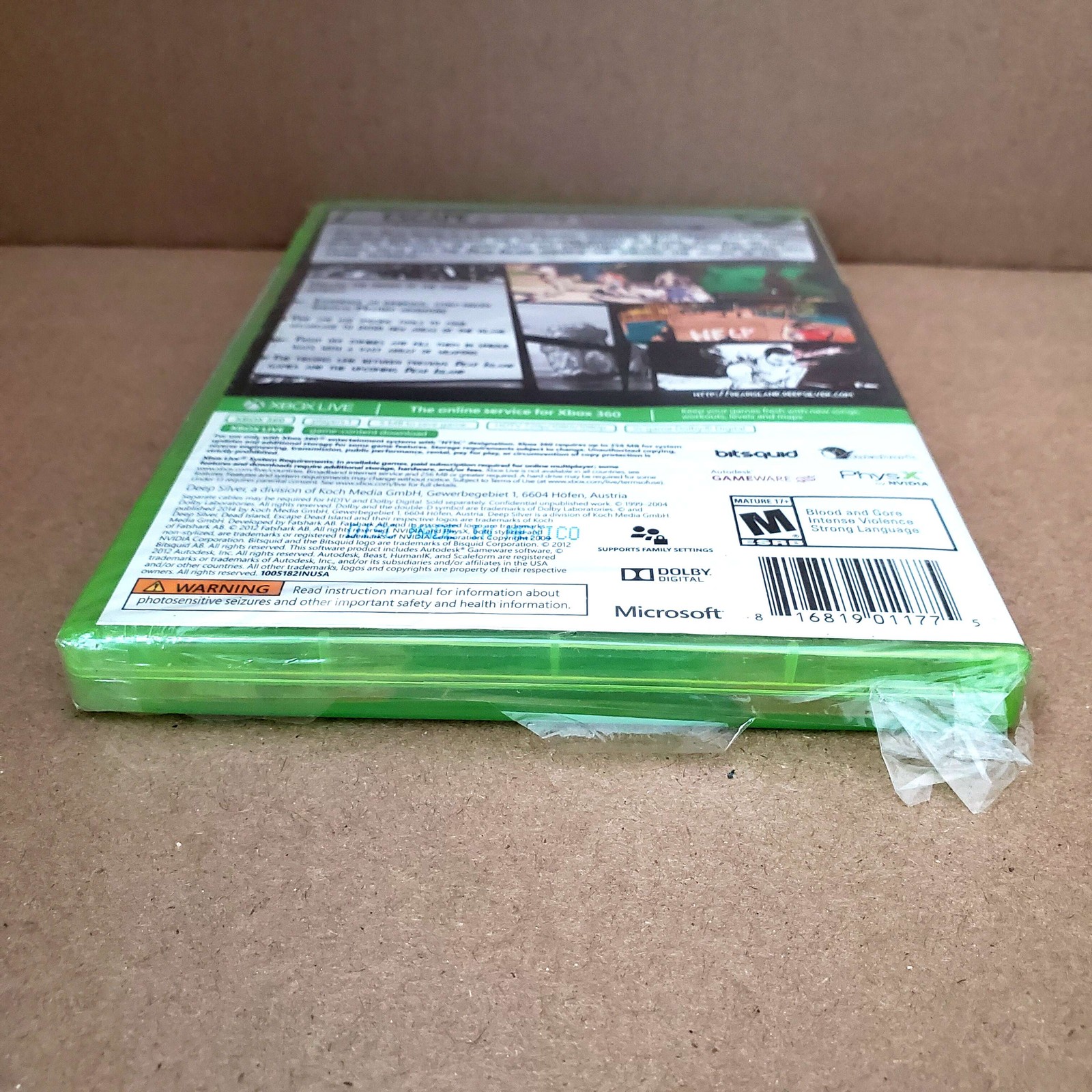 (Sealed) Escape Dead Island – Microsoft Xbox 360