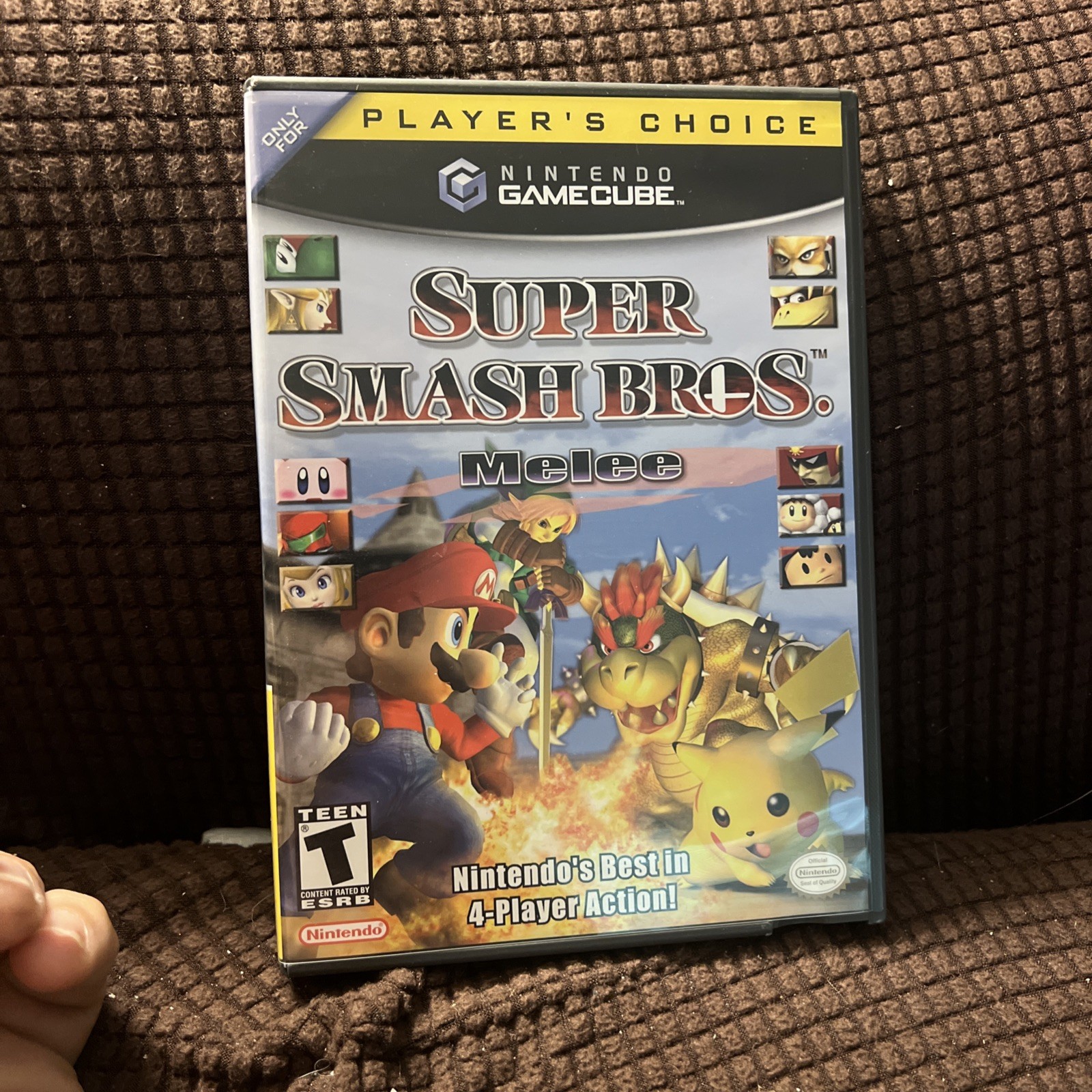 Super Smash Bros Melee Nintendo GameCube ..Complete Mint .. Best Seller