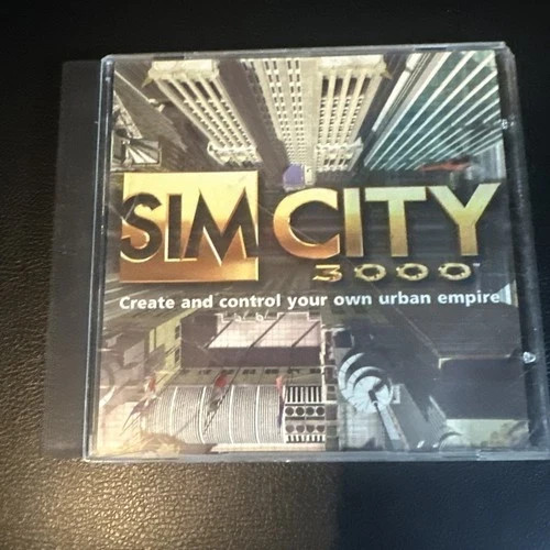 VINTAGE Sim City 3000 (1998) PC Windows CD-ROM Maxis – SAME DAY SHIPPING