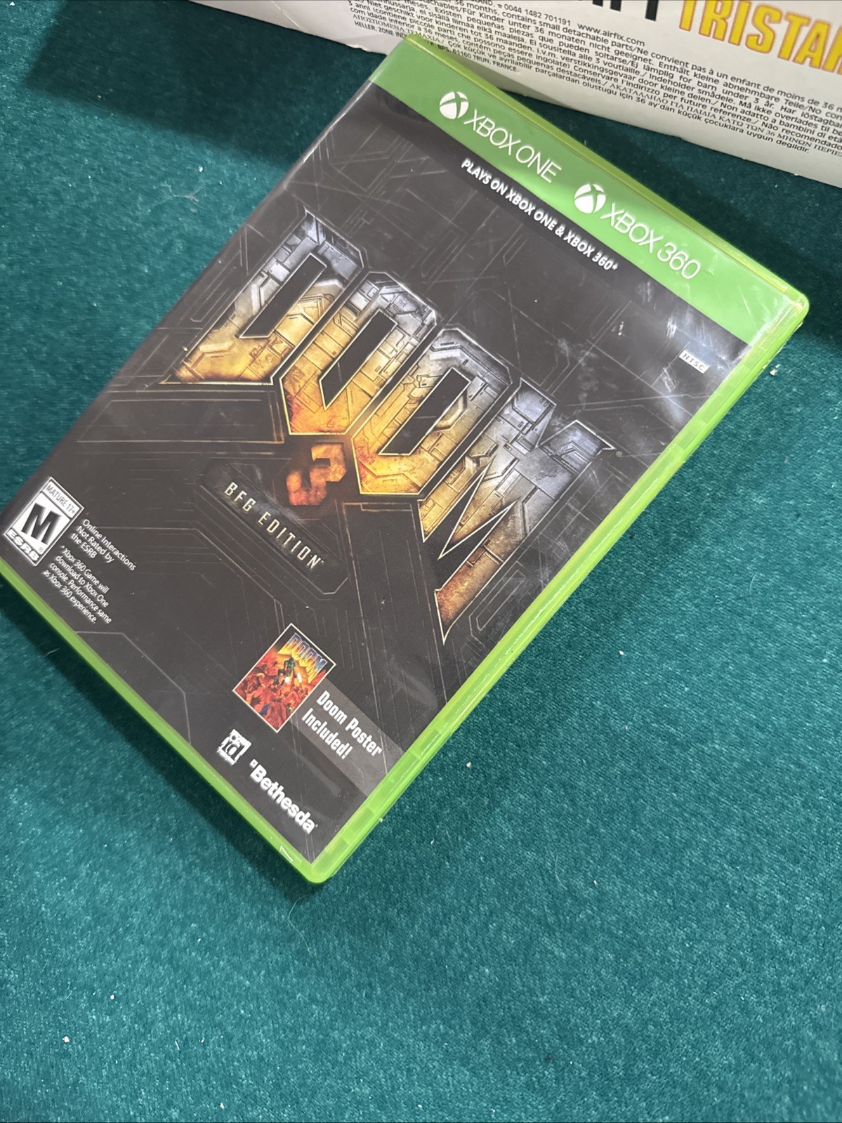 Doom 3 BFG Edition With Poster (Xbox One / Xbox 360, 2012) With Poster