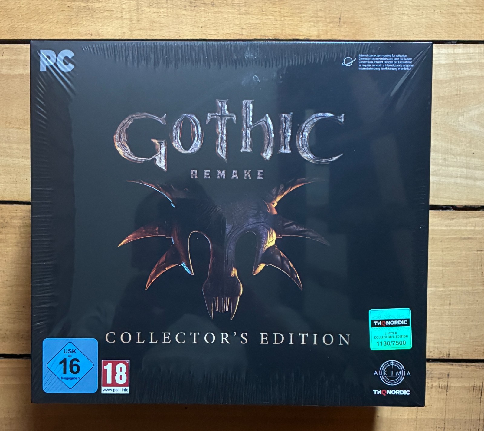 GOTHIC 1 REMAKE COLLECTOR’S EDITION NEW PC ENGLISH COLLECTORS CUSTOMS FREE