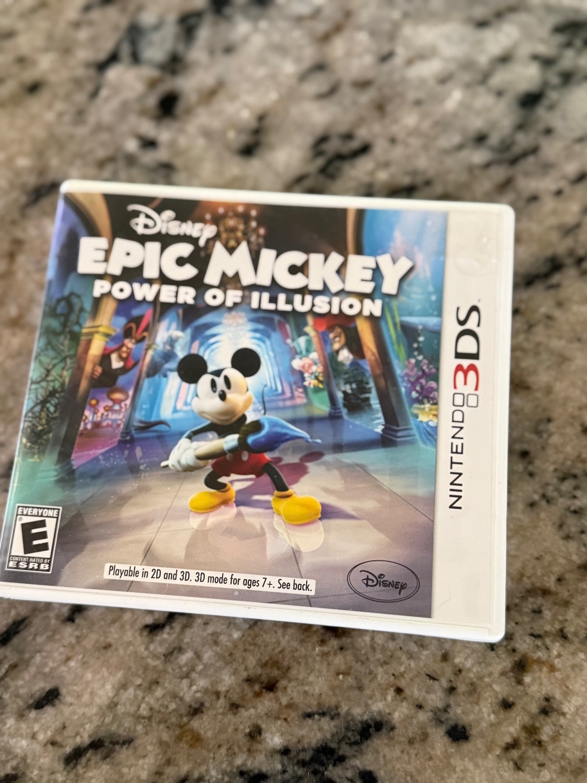 Epic Mickey Power of Illusion nintendo 3ds – Only played one time