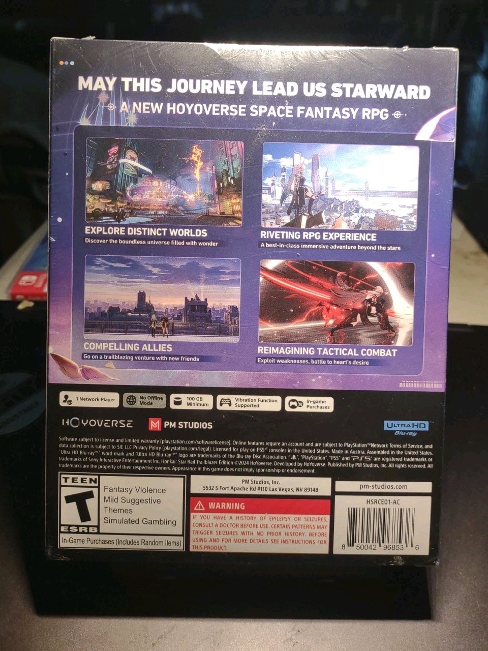 Honkai Star Rail Trailblazer Edition PS5 Brand New Sealed Fast Ship w Tracking