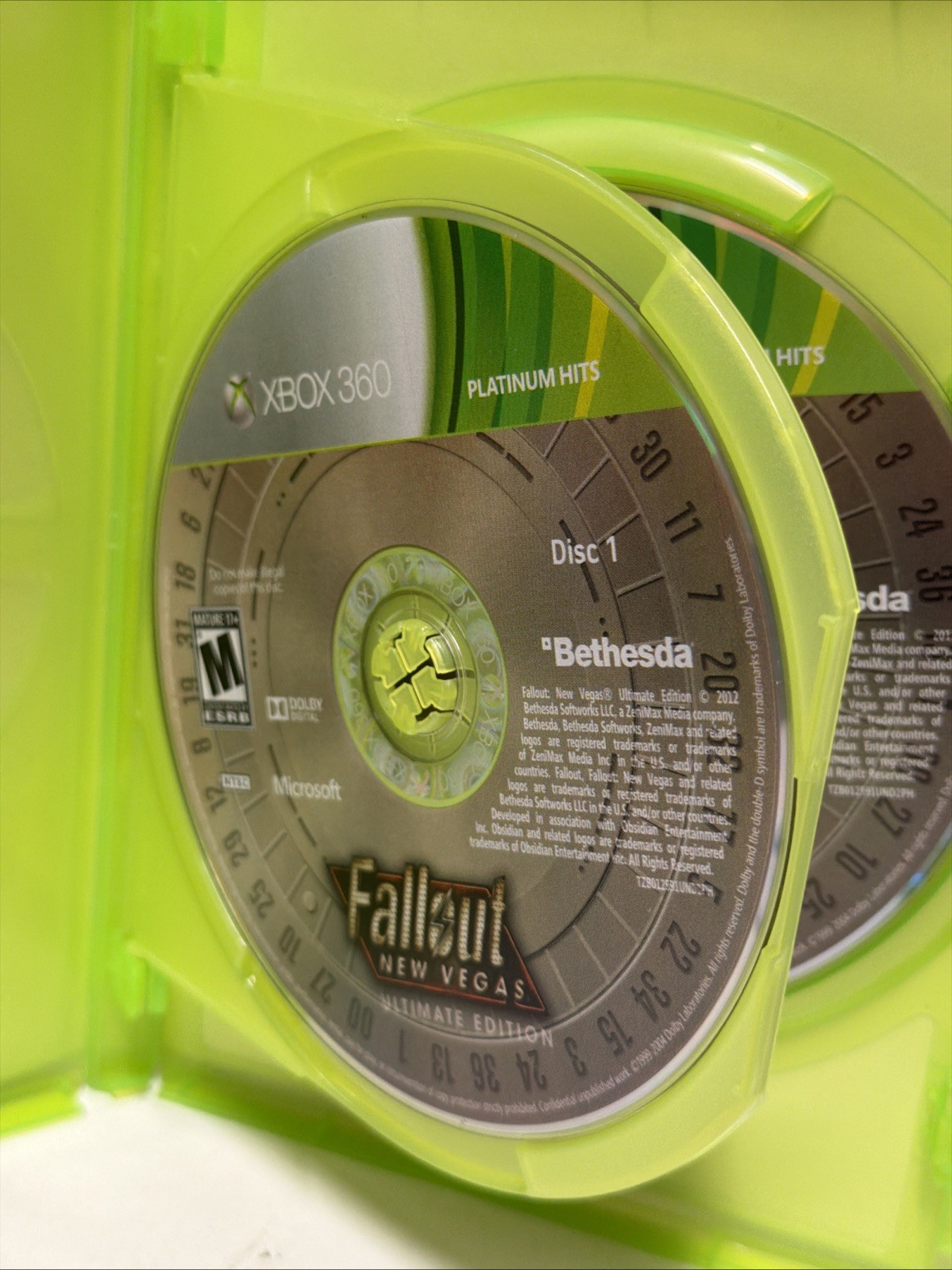 Fallout New Vegas Ultimate Edition (Microsoft Xbox 360) Clean Game Discs Tested