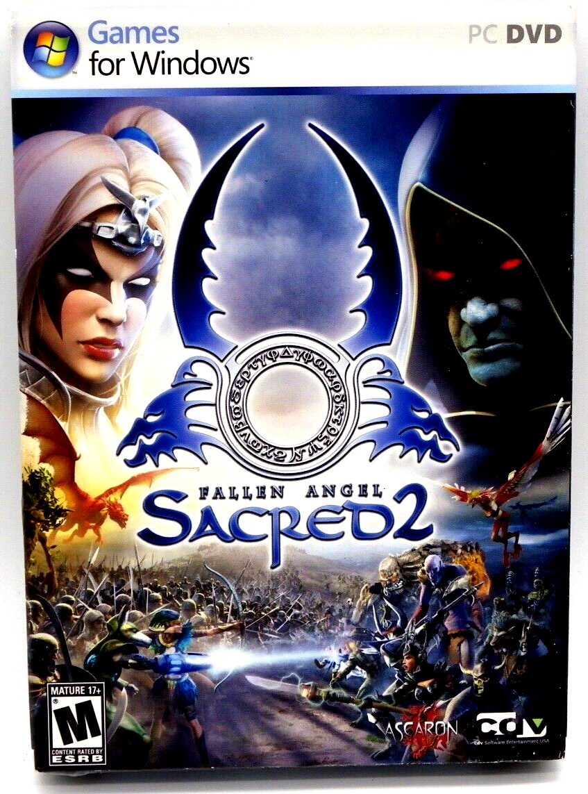 Brand New Sacred 2: Fallen Angel Fantasy Role Playing PC CD-ROM Deep Silver 2008