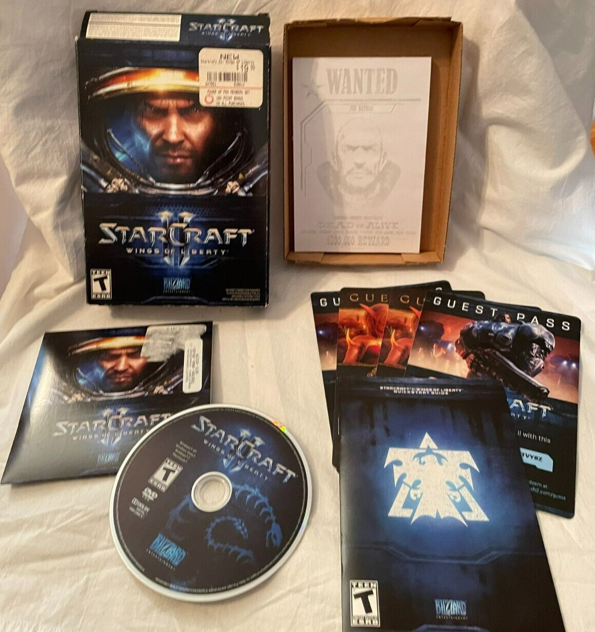 Starcraft Wings of Liberty Rated T PC Game Internet Connection Required