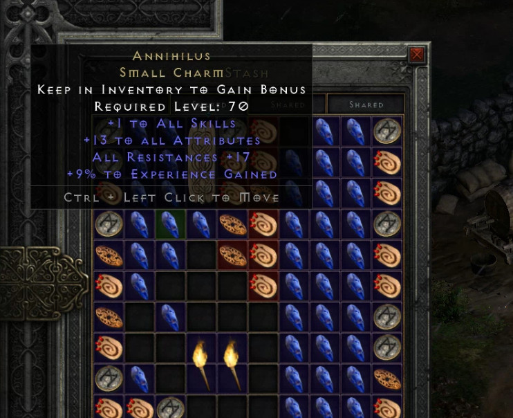 Diablo 2 D2R – Anni Charm (Annihilus) – PC Xbox Non Ladder Softcore