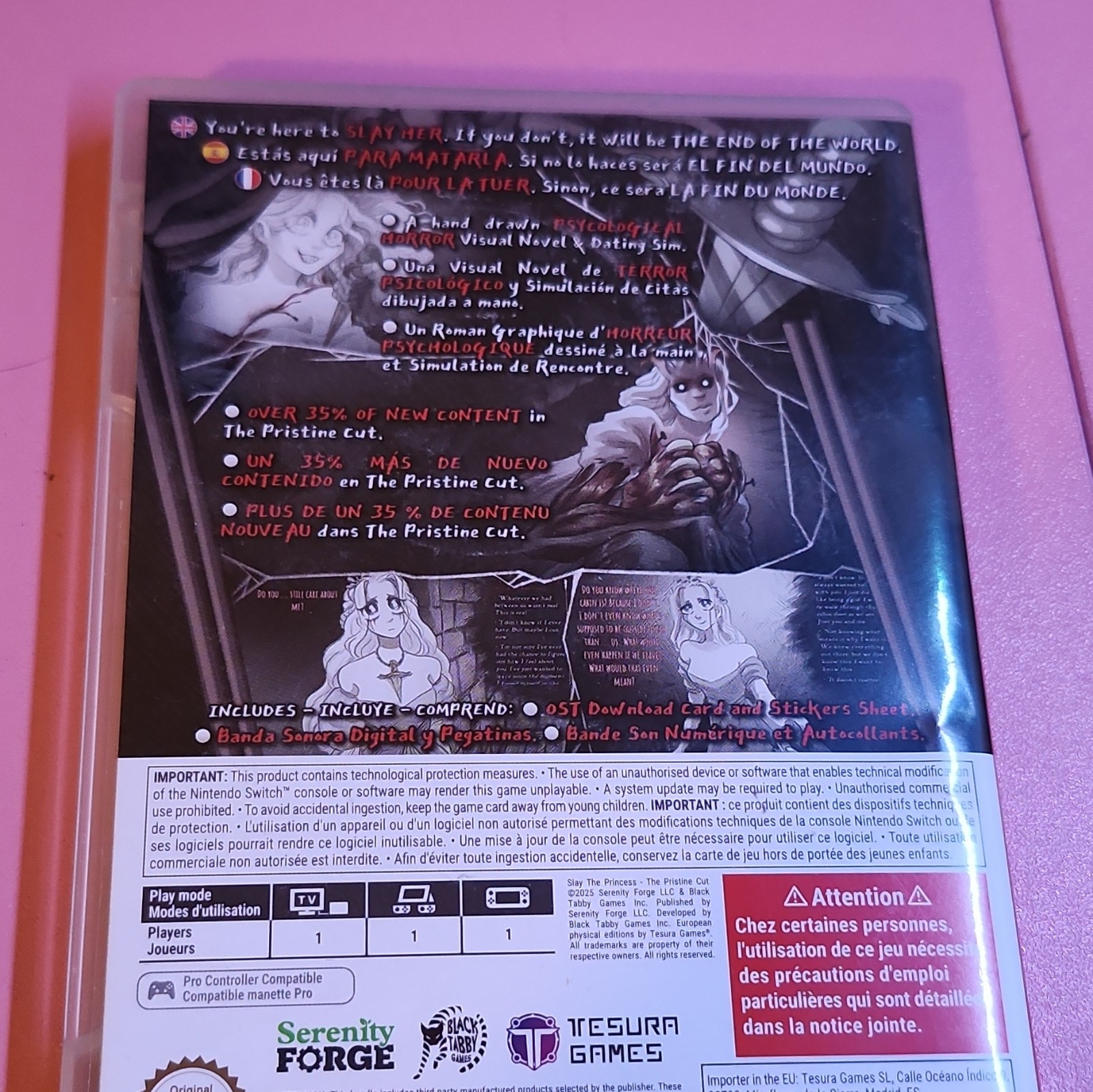 Slay the Princess: The Pristine Cut (Nintendo Switch) PEGI 18 PAL