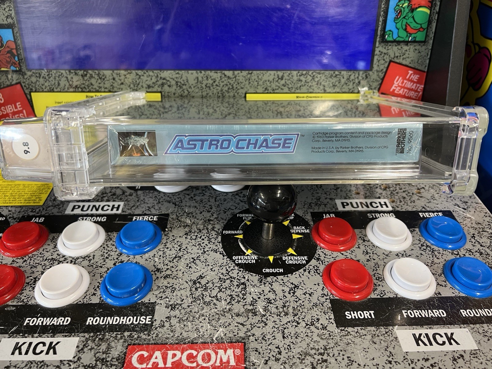 1983 Atari 5200 Astro Chase Blue Box Clamshell WATA 9.8 A++ Sealed Top Pop