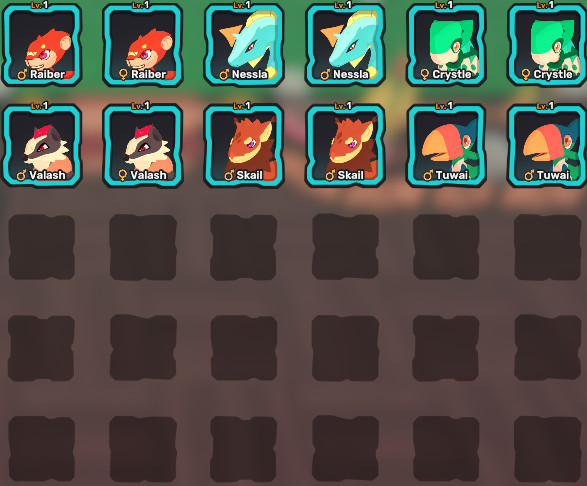 Temtem – All Perfect 7/7SVs with All Egg Moves – Choose the trait you want