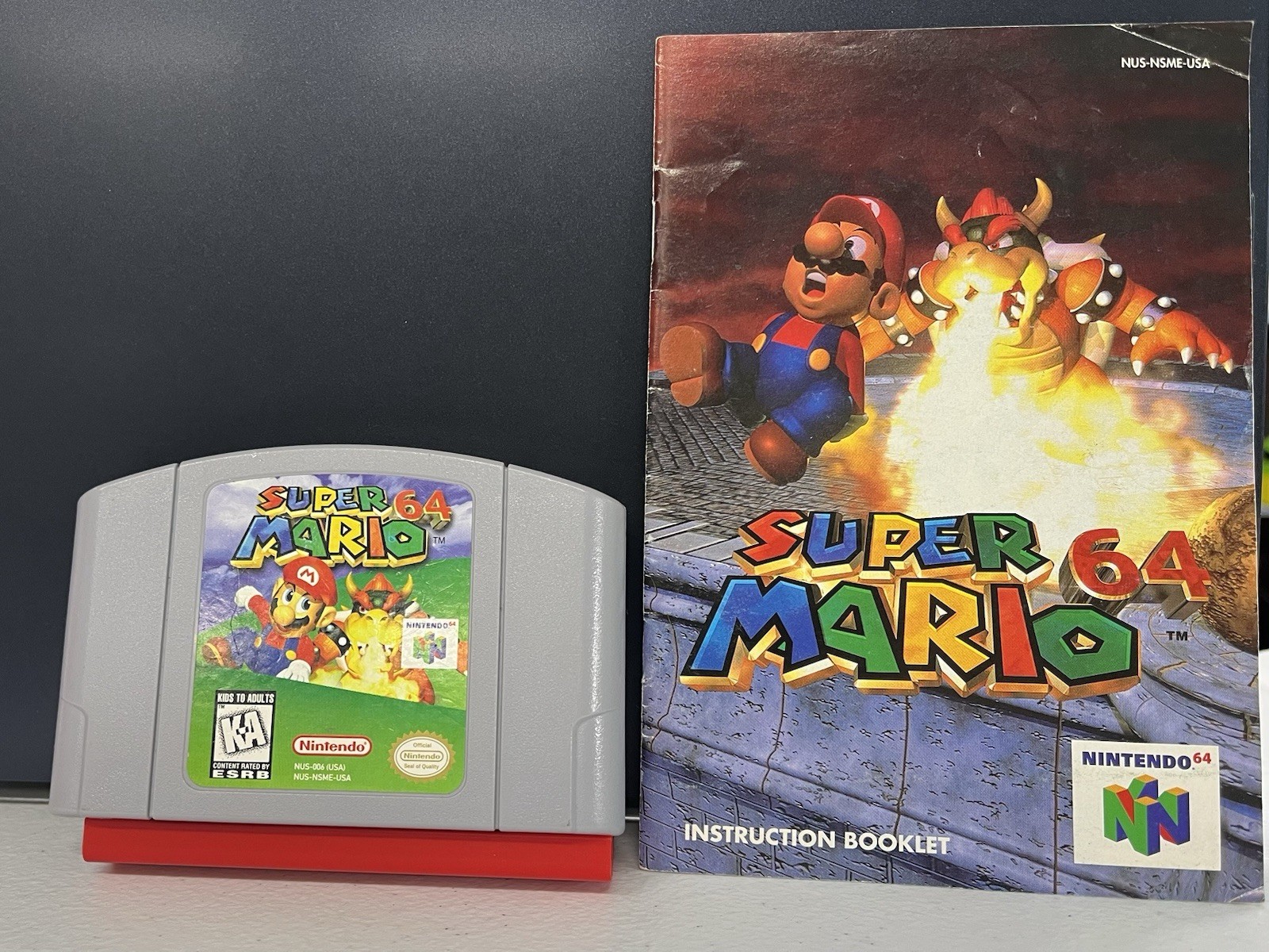 Super Mario 64 (Nintendo 64, 1999) Tested Authentic with Manual