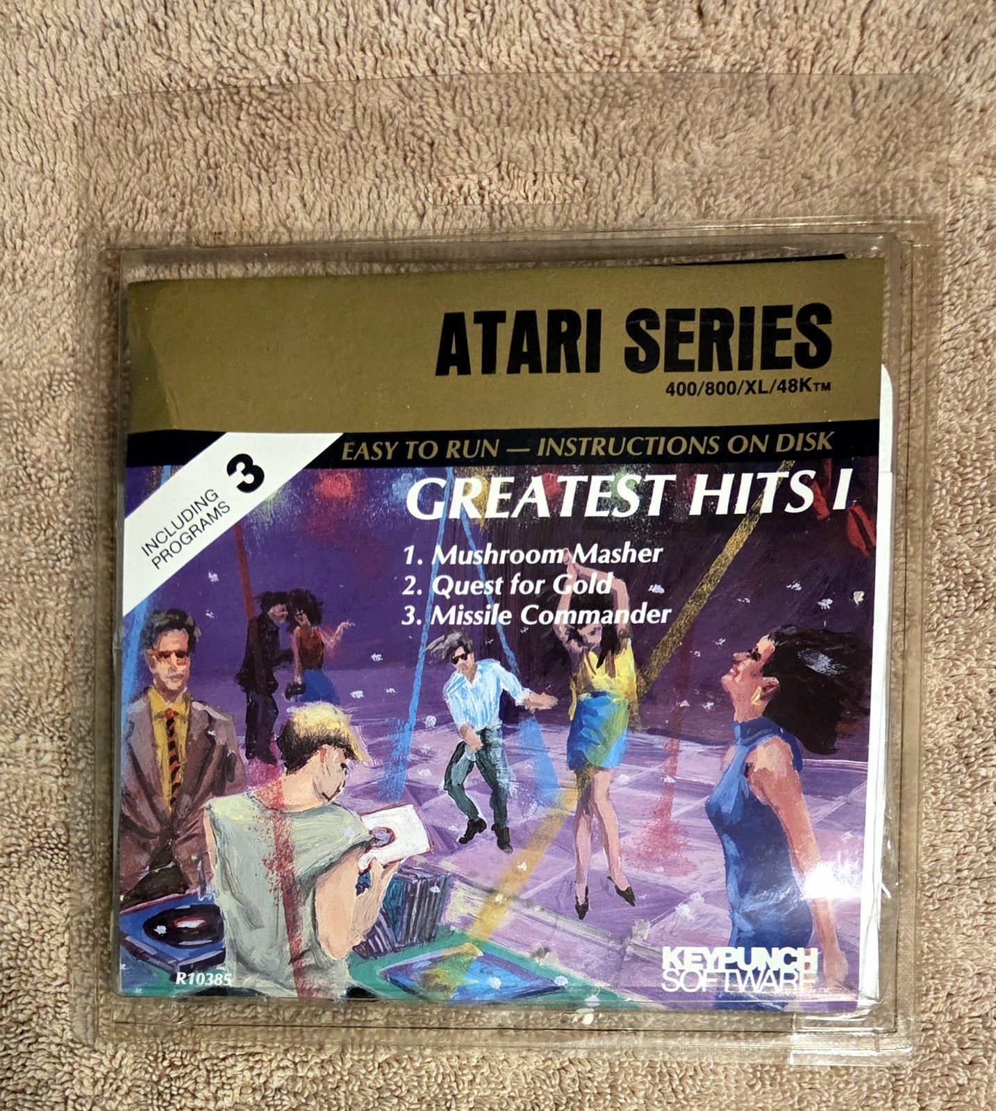 Atari Series “Greatest Hits I” Games & “Money Tools” Disk Software Set