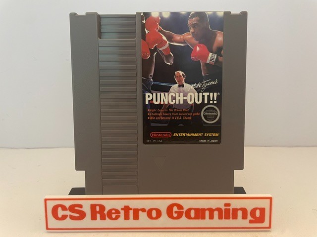 Mike Tyson’s Punch-Out !! (Nintendo NES) Authentic Cleaned Tested Working VGC