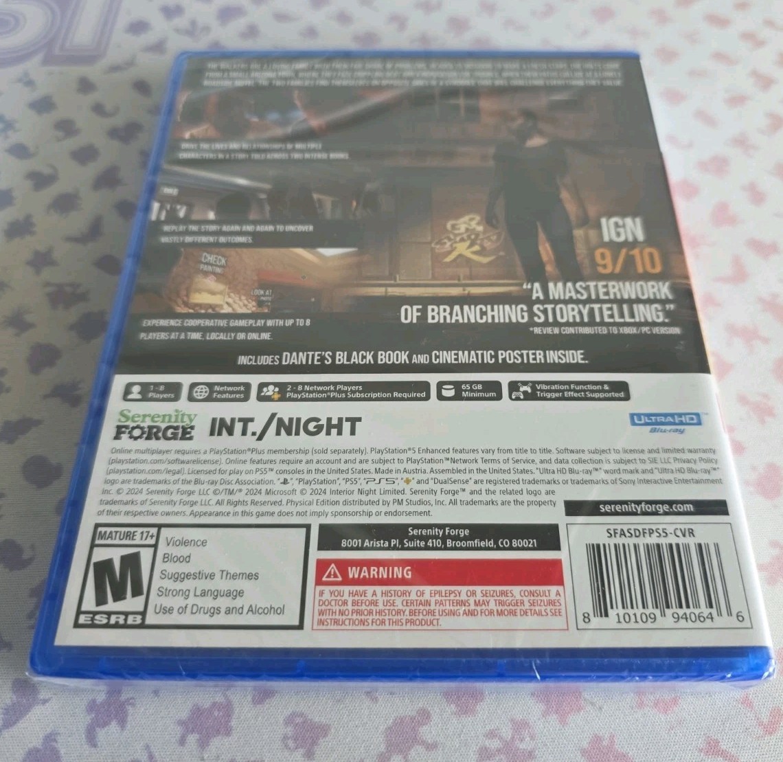 As Dusk Falls: Premium Physical Edition (PS5) – RARE NA ESRB Copy – SHIPS TODAY!