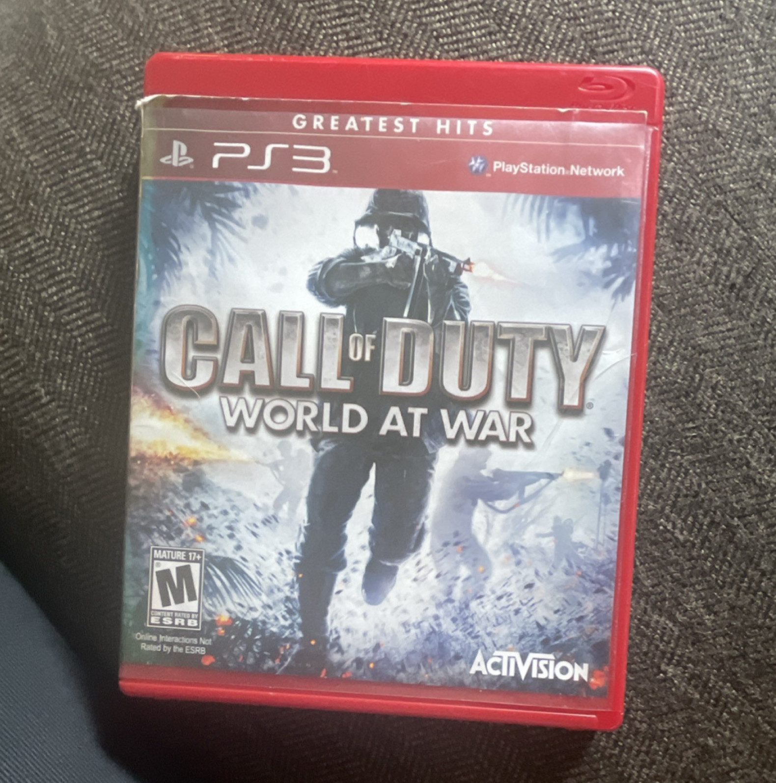 Activision Call of Duty: World at War Greatest Hits PS3 Shooter M Mature