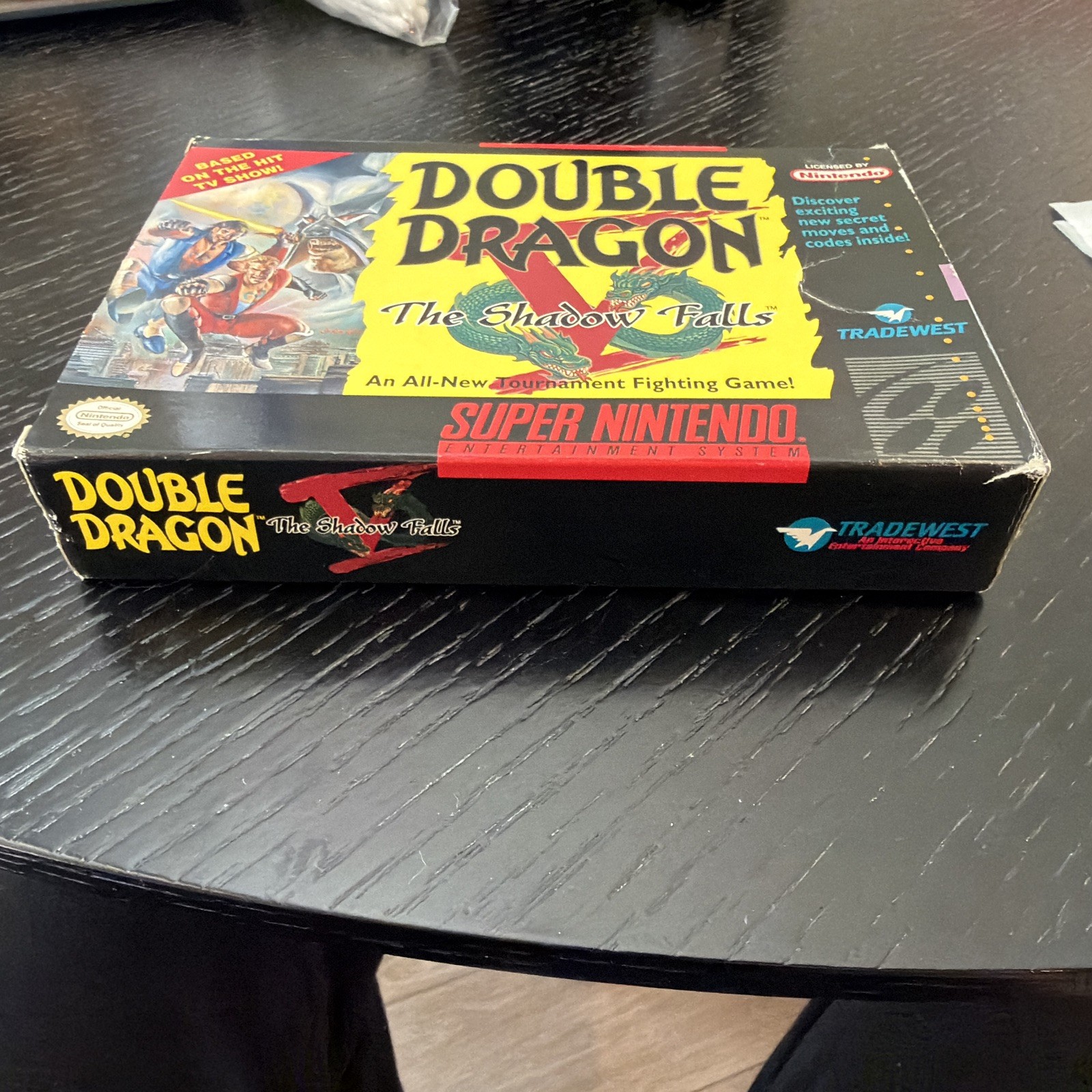 Double Dragon V: The Shadow Falls Super Nintendo SNES 5 Game, Box & Posters