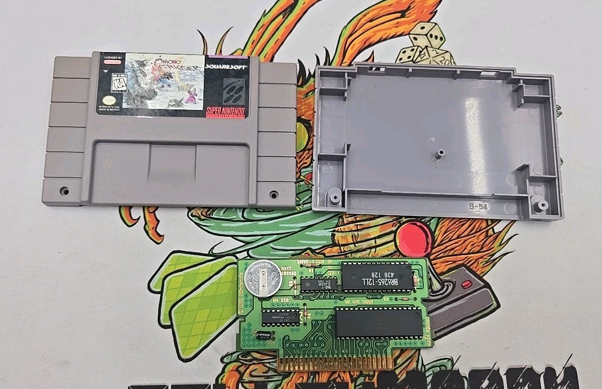 Chrono Trigger (SNES) – Original Authentic, 1995 – Good cond. W. 3rd Party Case