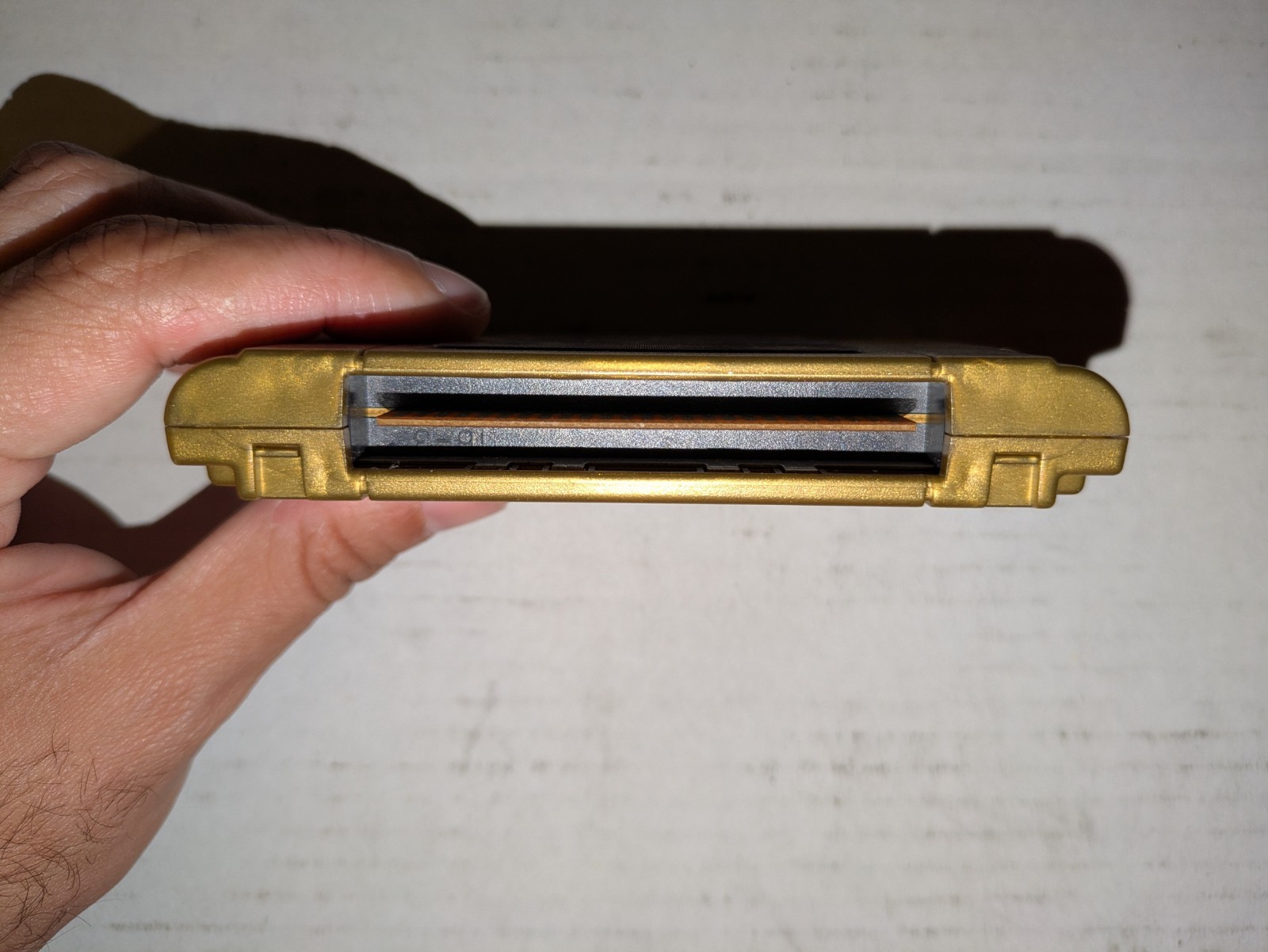 Legend Of Zelda Majora’s Mask N64 Gold Holograph Cartridge With Manual