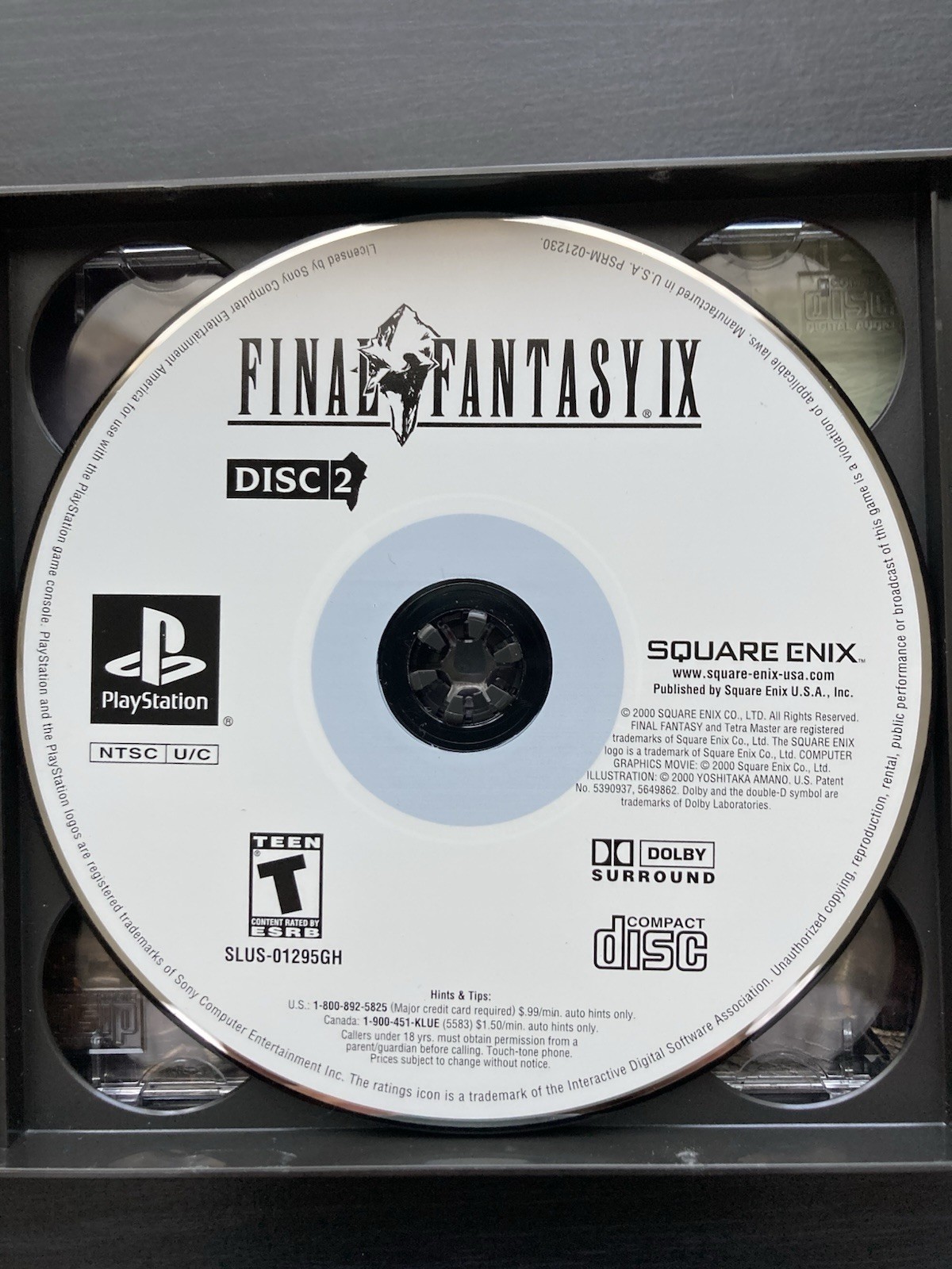 Final Fantasy IX 4-Disc Set (PS1) RPG T NTSC 2000 Pristine, Manual Included