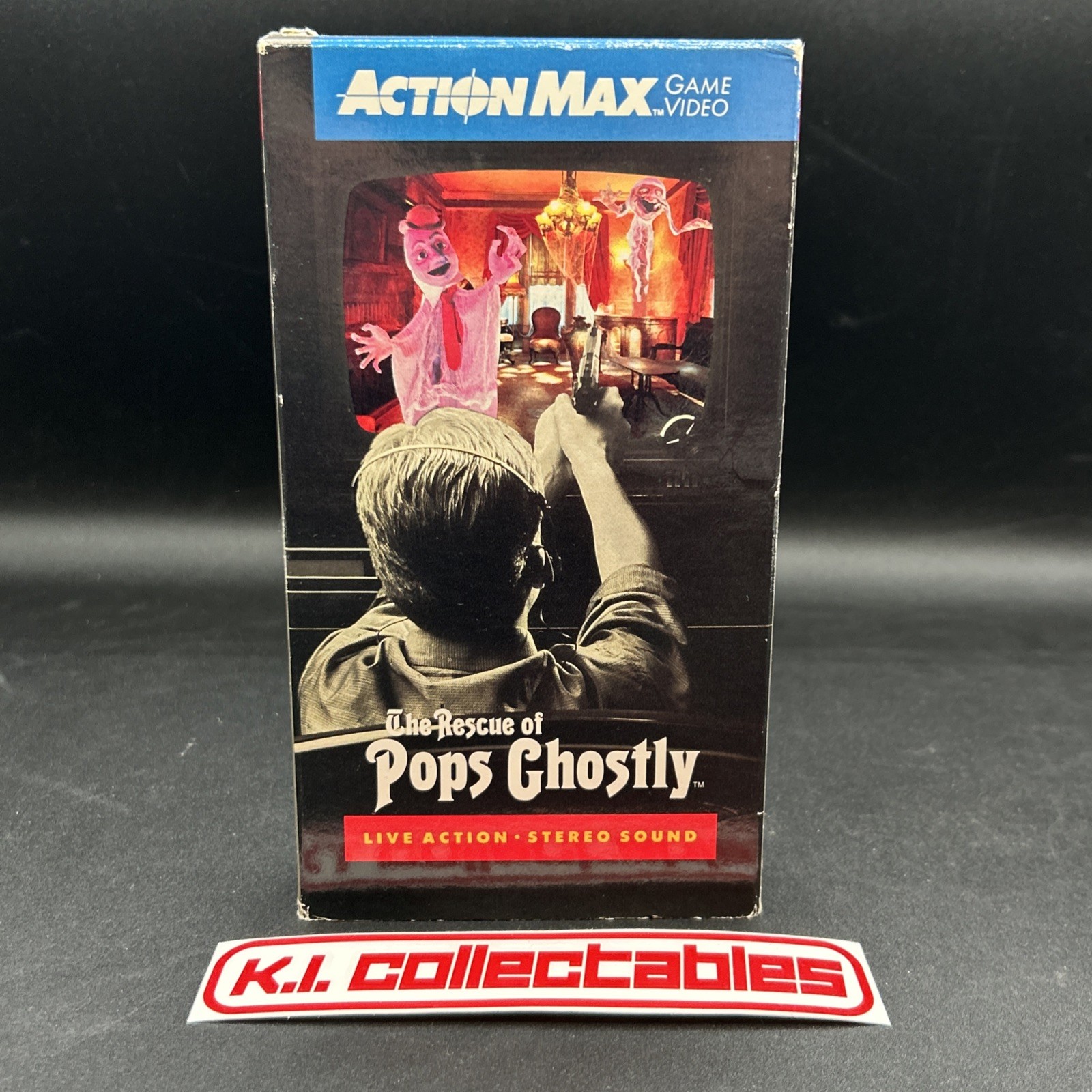 Action Max Pops Ghostly VHS Game Worlds of Wonder