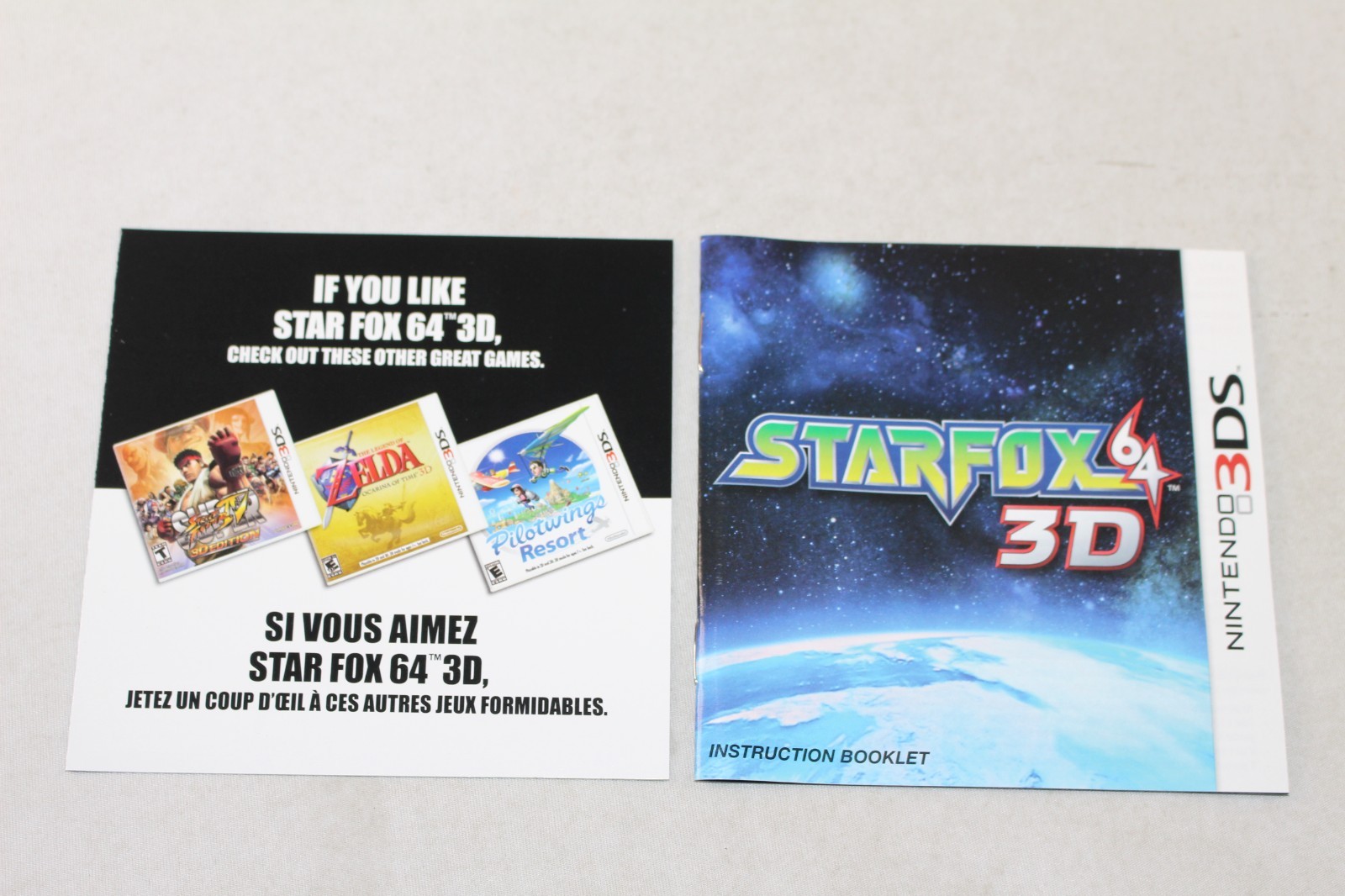 Star Fox 64 3D Nintendo 3DS Complete CIB! Great Condition! RARE 1st Print!