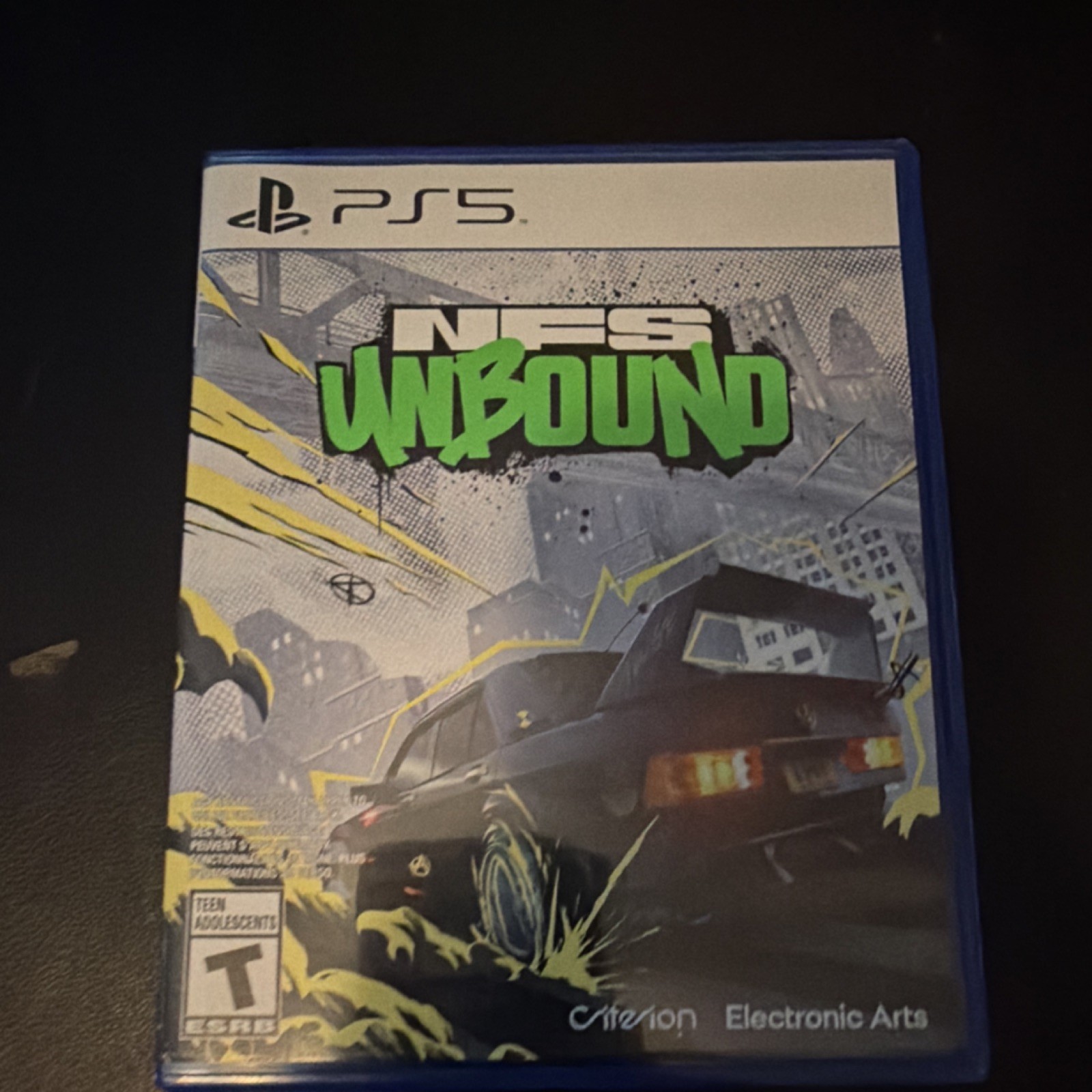 Electronic Arts NFS Unbound Sony PS5 Racing Game NTSC T Online In-Game Purchases