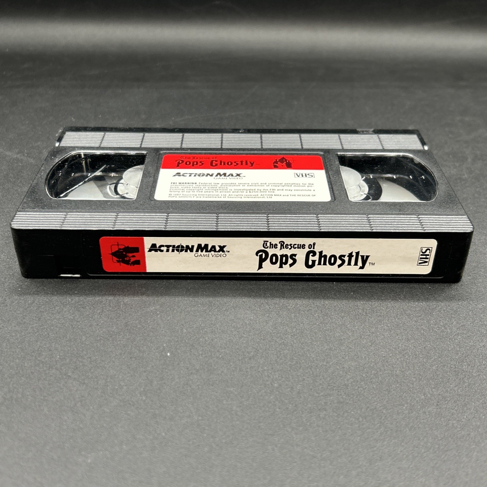 Action Max Pops Ghostly VHS Game Worlds of Wonder