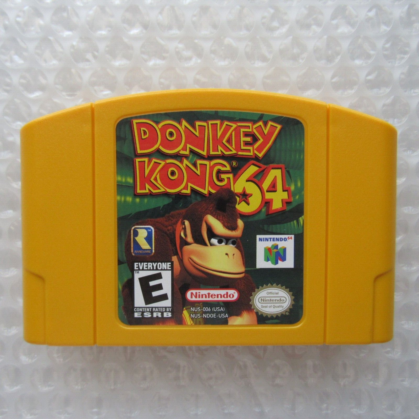 Donkey Kong 64 (Nintendo 64) N64 Game Authentic Cleaned Tested RareWare Yellow