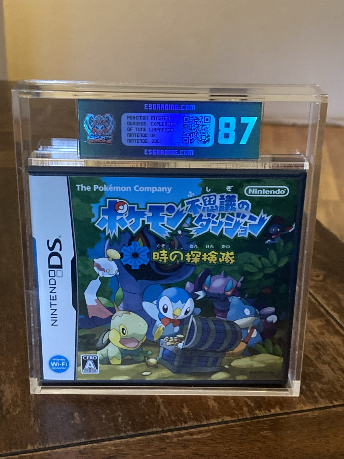 Pokemon Mystery Dungeon Explorers of Time Nintendo DS Japanese Graded ESG 87 CIB