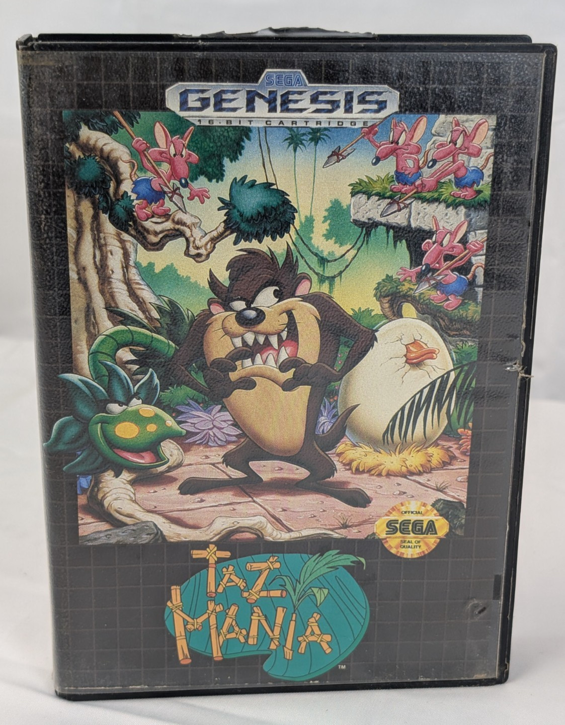 Taz-Mania (Sega Genesis, 1992) in Box – No Manual