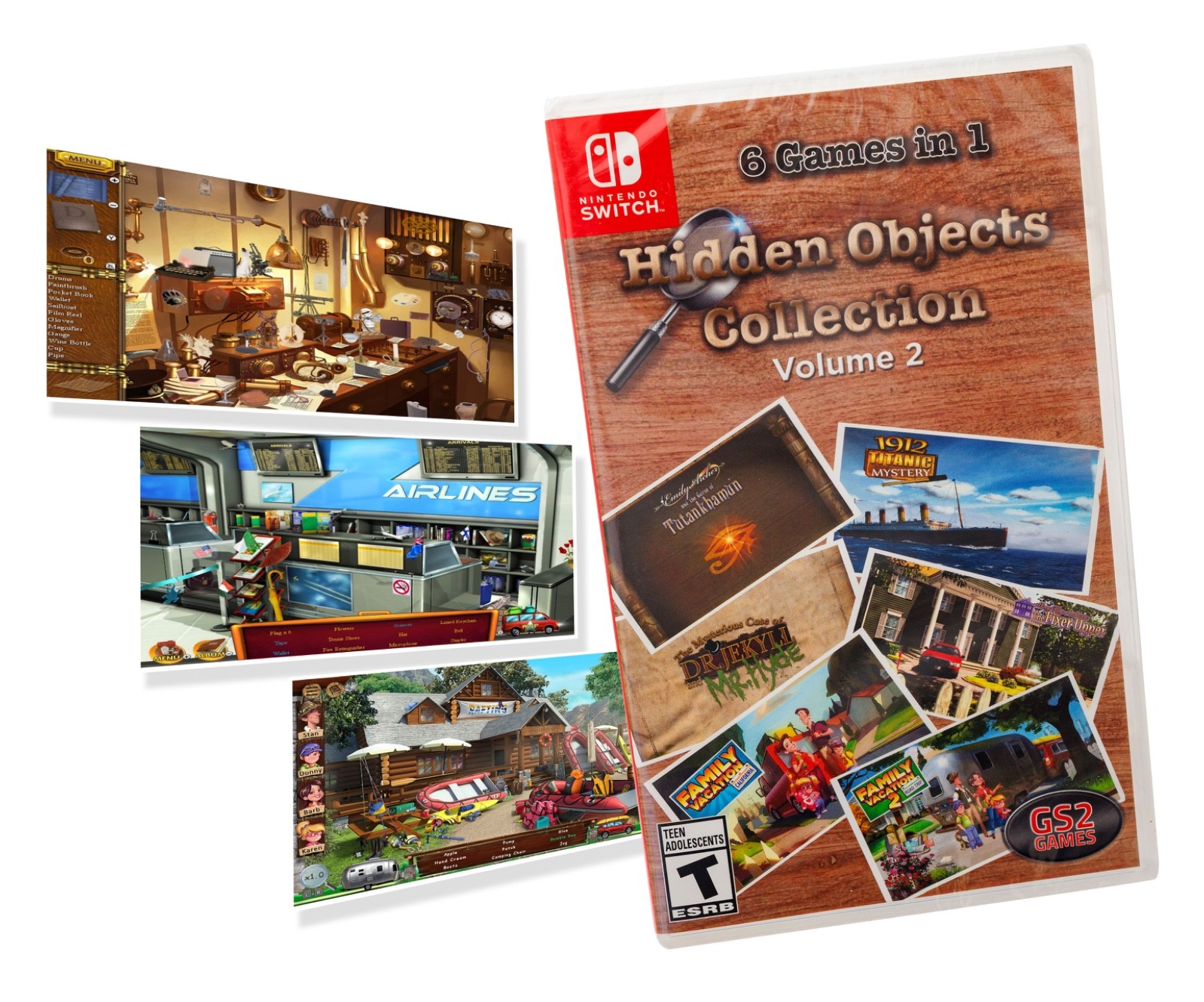 Hidden Objects Collection Volume 2 Nintendo Switch GS2 Games 2022 NEW SEALED