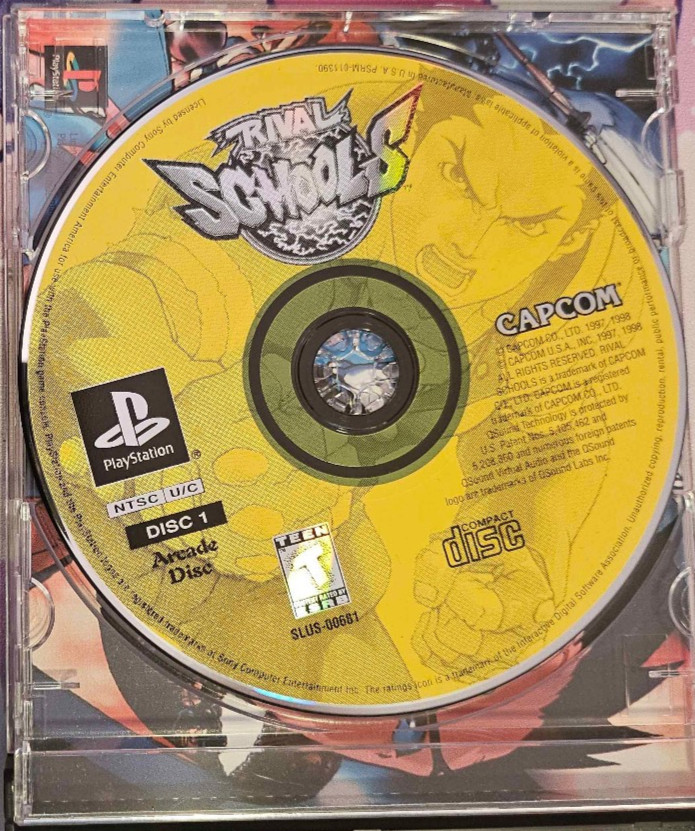 Rival Schools (PlayStation 1) – No Manual – Tested Working