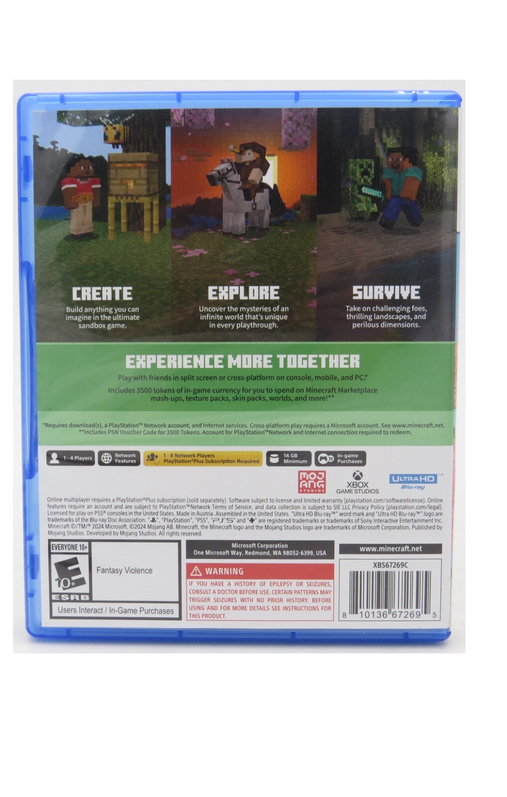 Minecraft – Sony PlayStation 5 PS5 Physical In Original Package