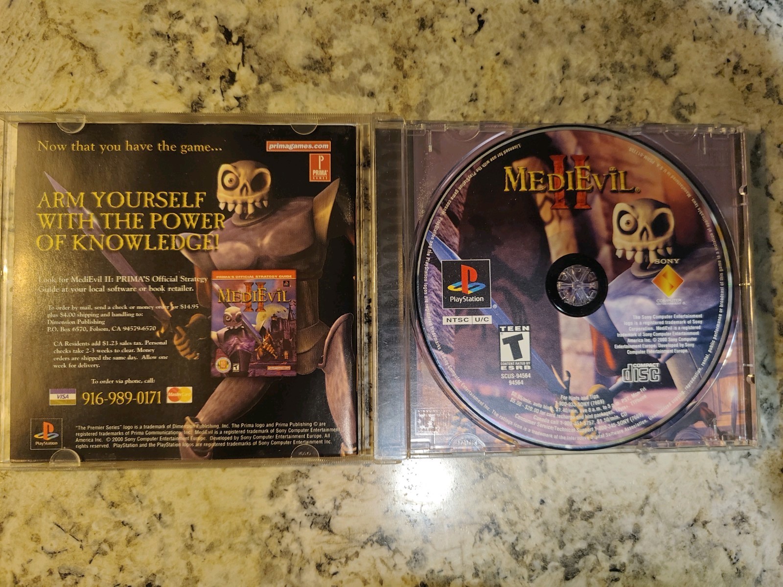 Medieval II (2) PlayStation PS1 Complete Works