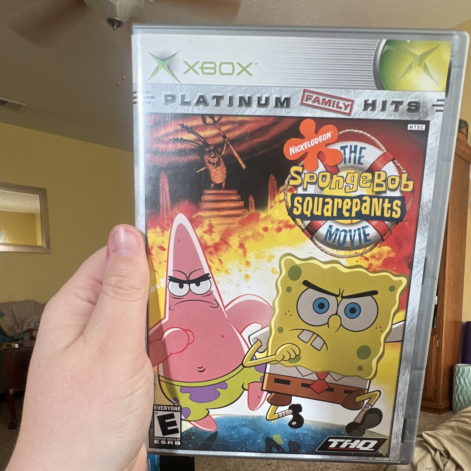 SpongeBob SquarePants The Movie Microsoft Xbox – Complete w/ Manual E 2004
