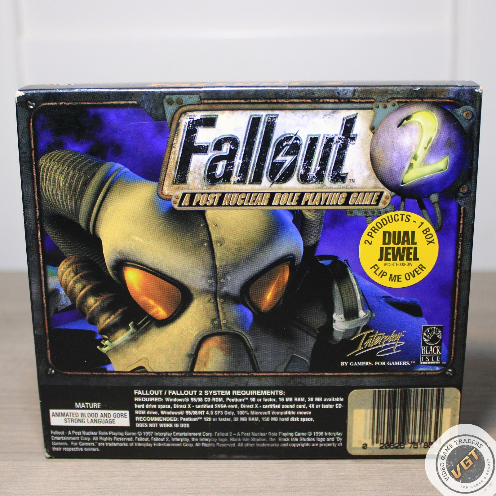 Fallout 1 / Fallout 2 [Dual Jewel] / PC 2001 NEW! – RARE!