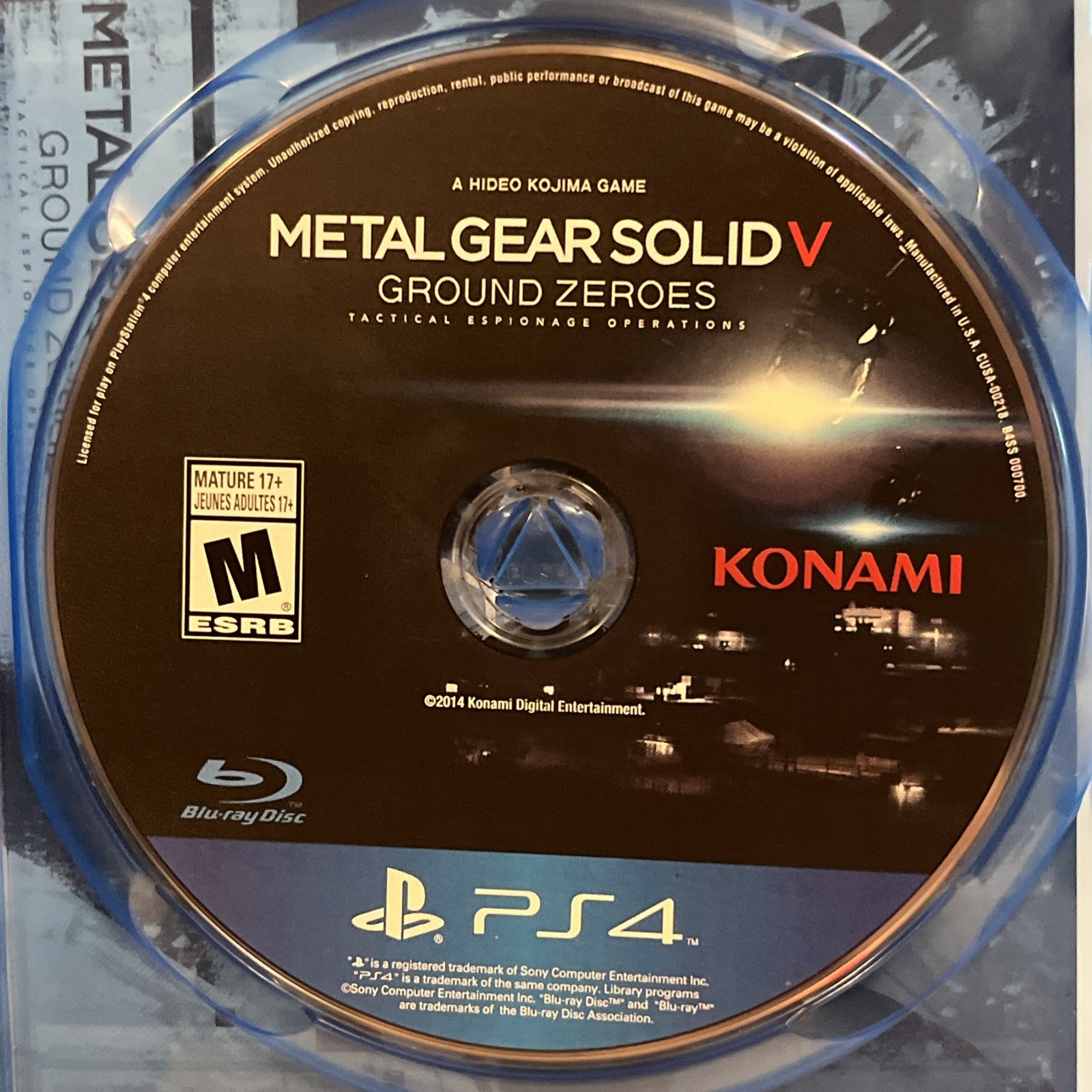 Metal Gear Solid V: Ground Zeroes & The Phantom Pain (Day One Edition) CIB