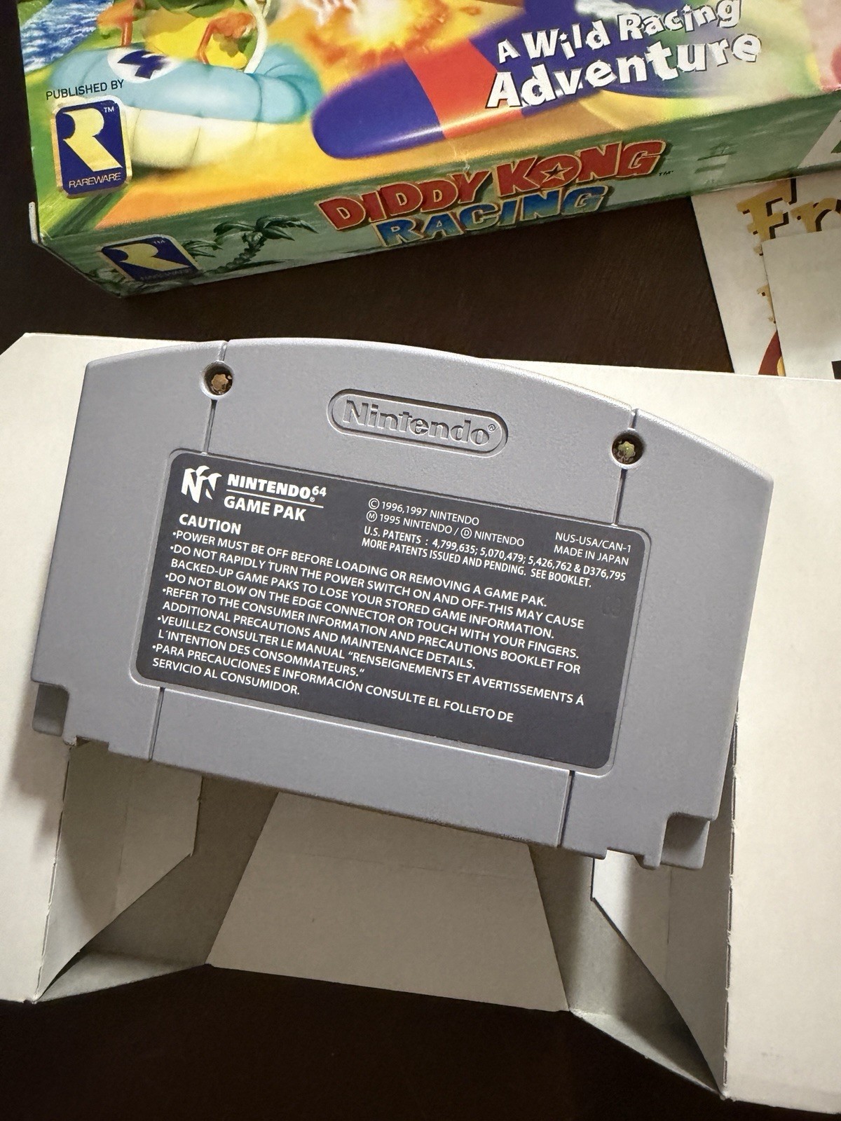 Diddy Kong Racing N64 CIB Complete In Box Nintendo 64 Authentic Game