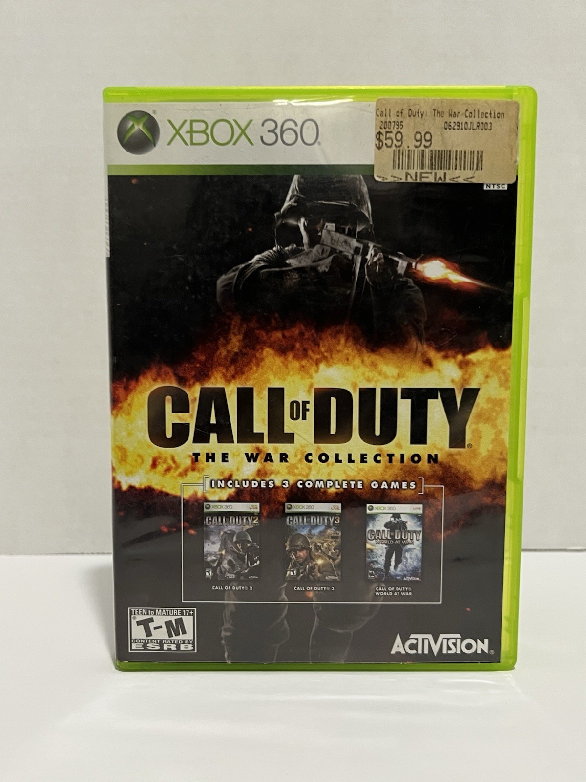 Call of Duty: The War Collection Xbox 360, 2010 3 Discs, Complete In Box, Tested