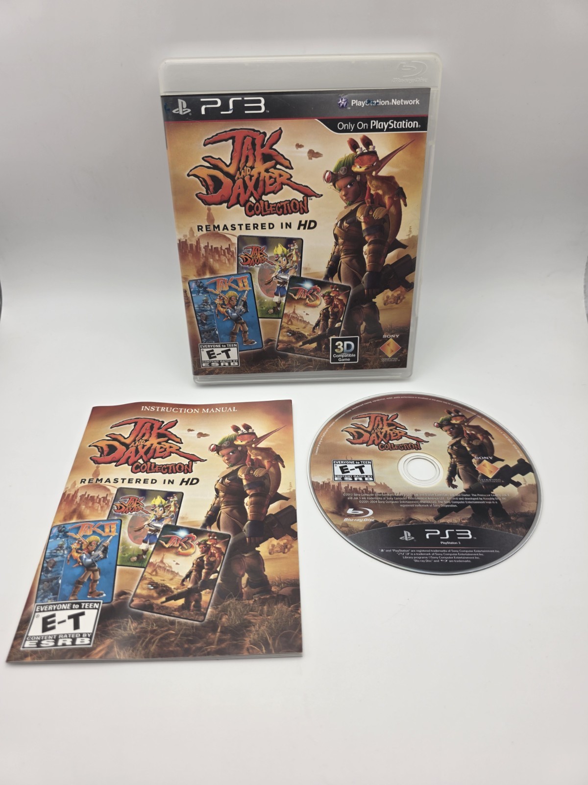 Jak and Daxter Collection (Sony PlayStation 3, 2012) PS3 Complete CIB TESTED