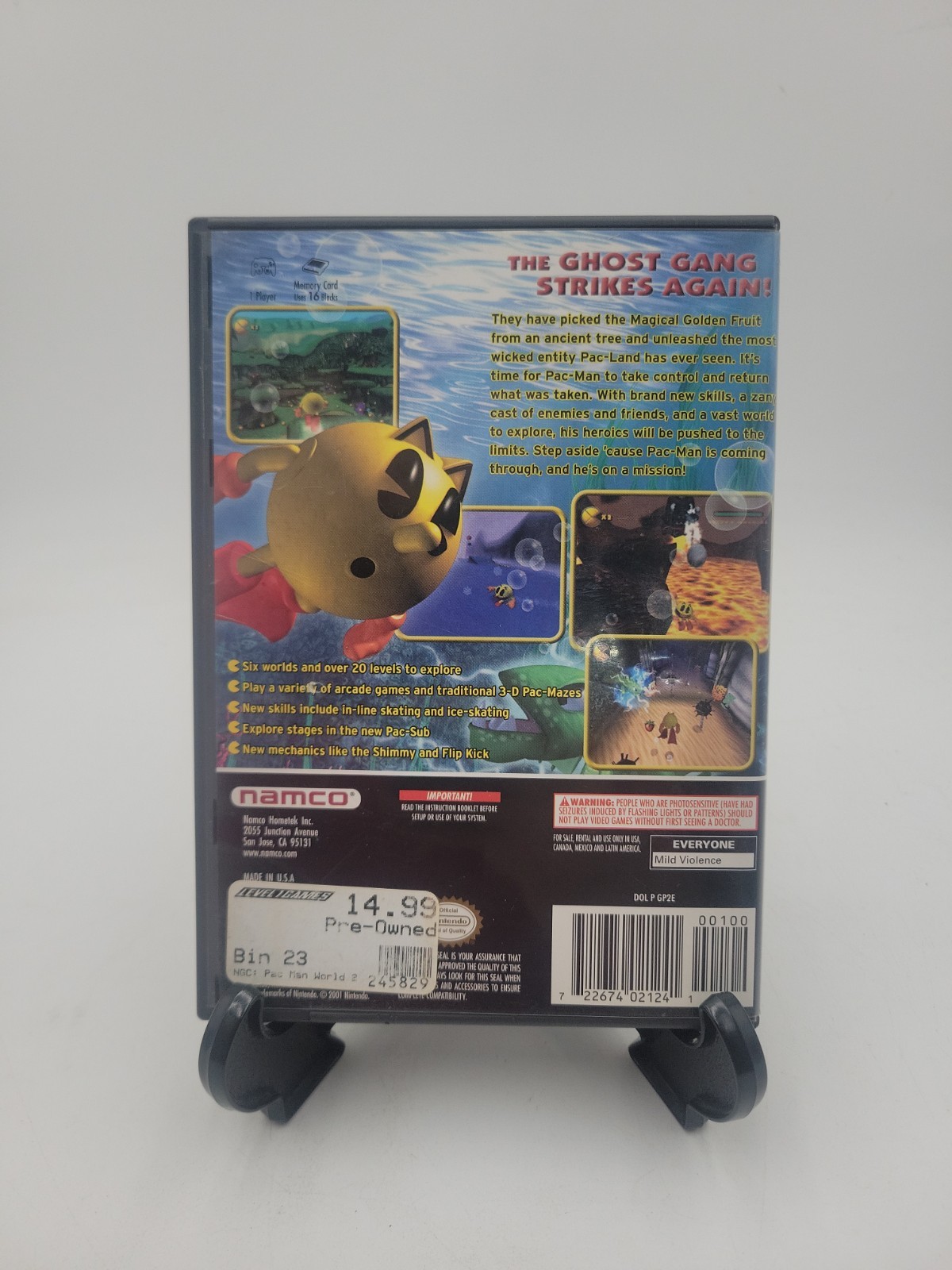 Pac-Man World 2 (Nintendo GameCube, 2002) Complete With Manual